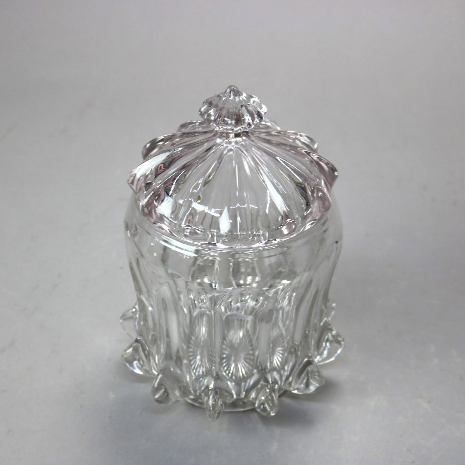19th Century Antique Pressed Glass Pieces- 3 Pieces - 6
