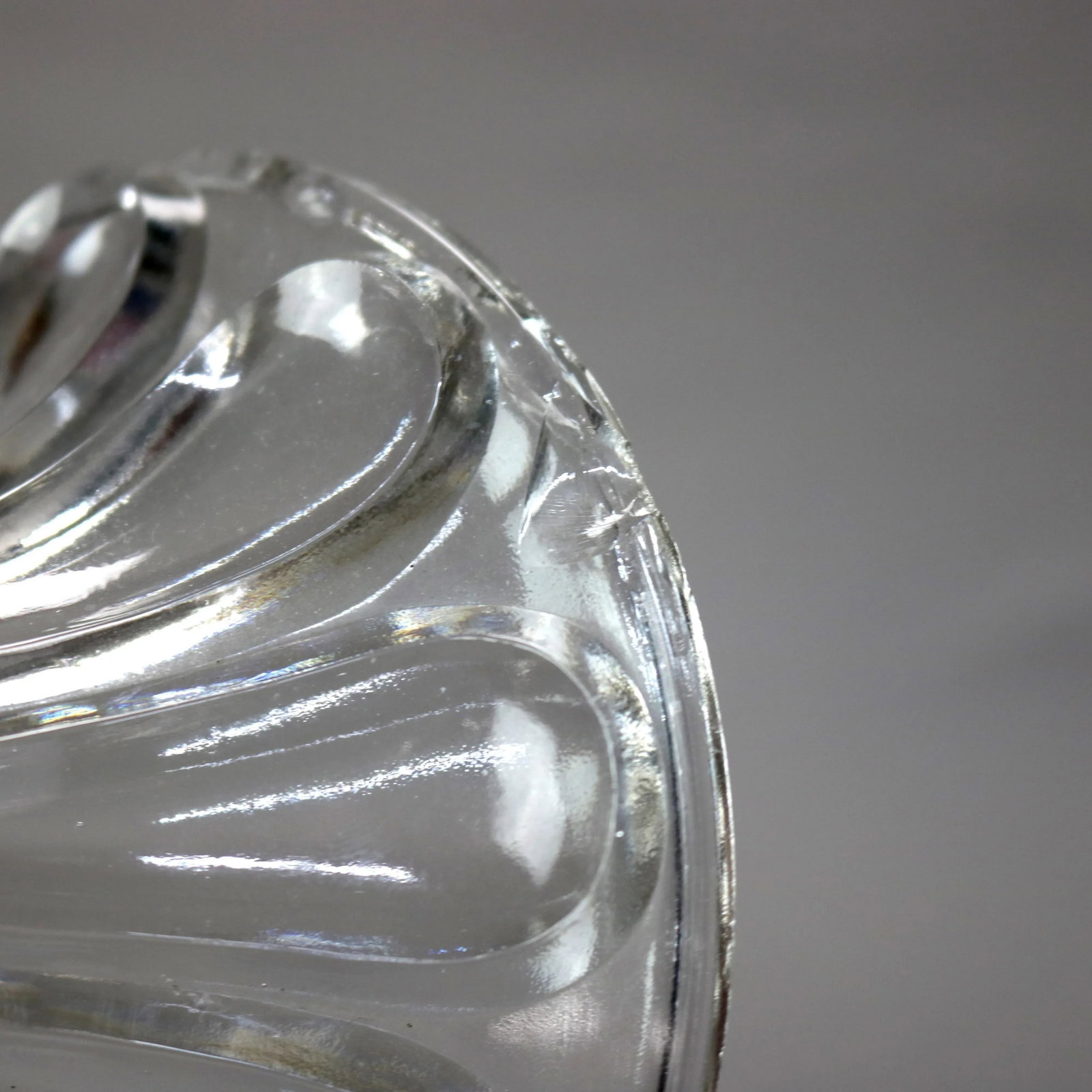 19th Century Antique Pressed Glass Pieces- 3 Pieces - 9