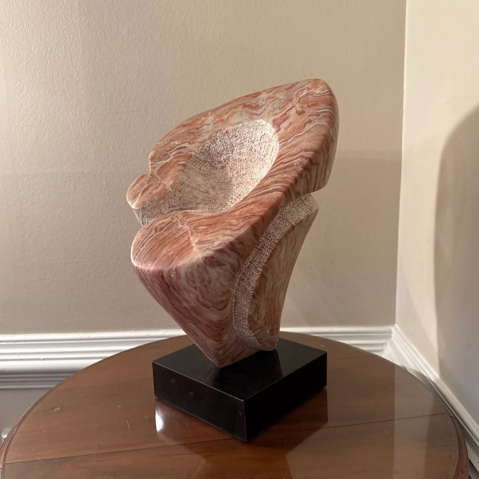 1970s Vintage Midcentury Costal Abstract Marble Sculpture - 3