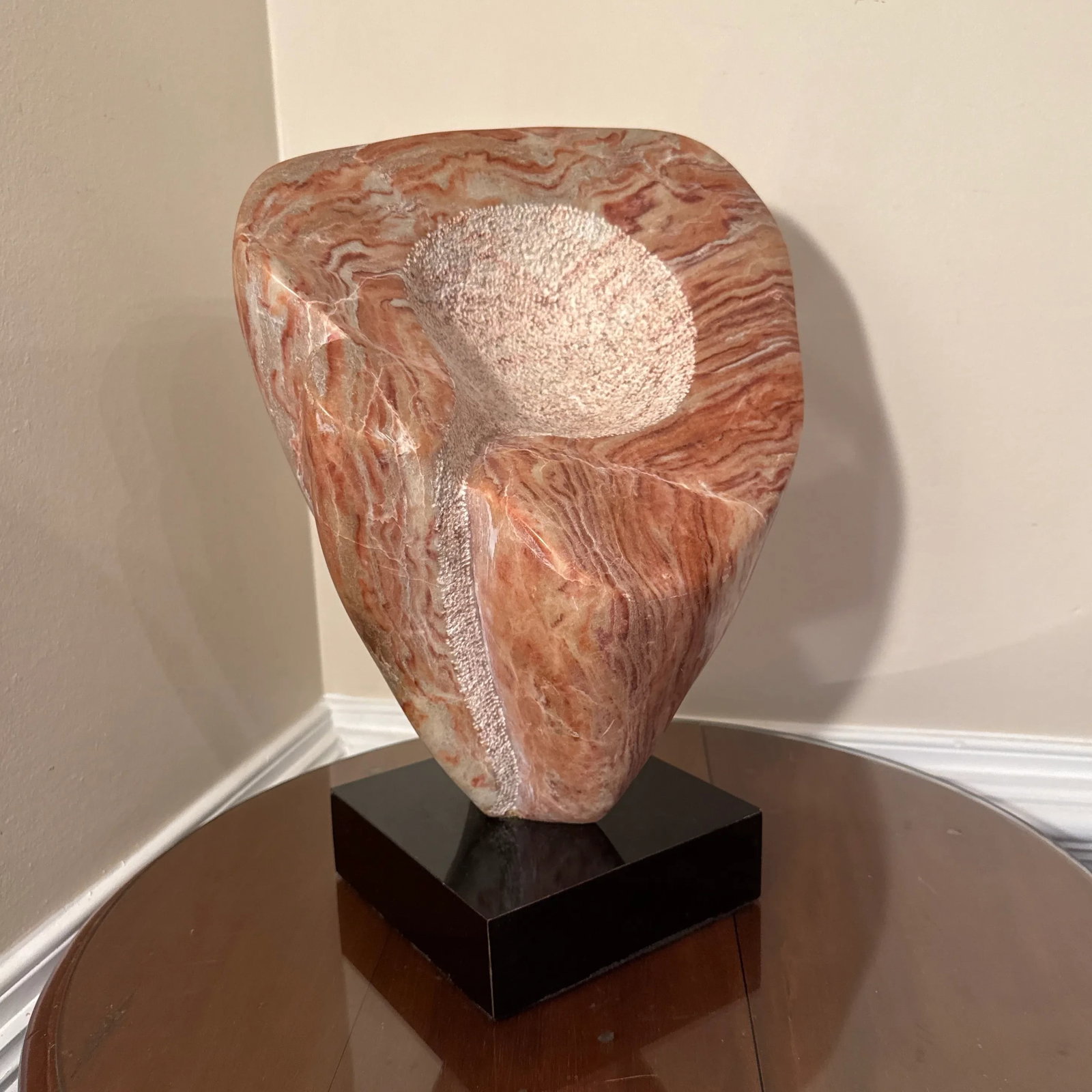 1970s Vintage Midcentury Costal Abstract Marble Sculpture - 4