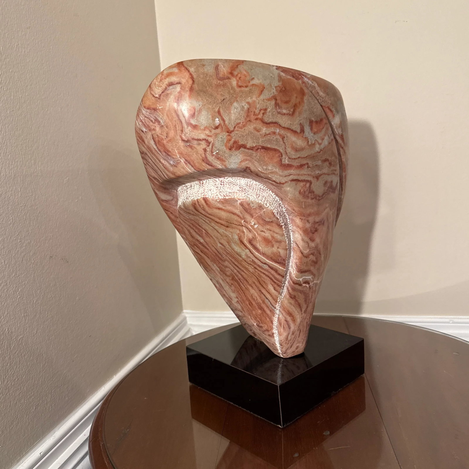 1970s Vintage Midcentury Costal Abstract Marble Sculpture - 7