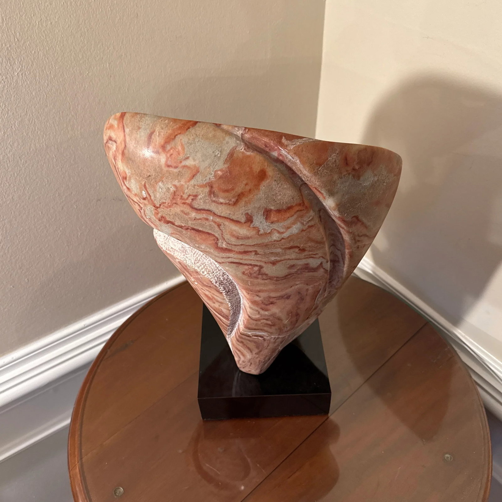 1970s Vintage Midcentury Costal Abstract Marble Sculpture - 8