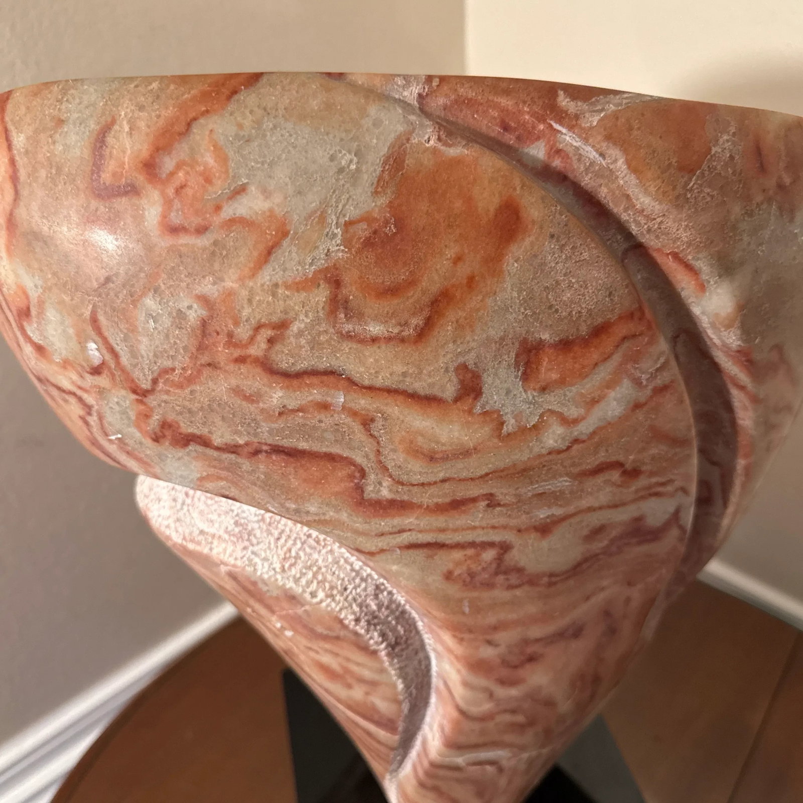 1970s Vintage Midcentury Costal Abstract Marble Sculpture - 9