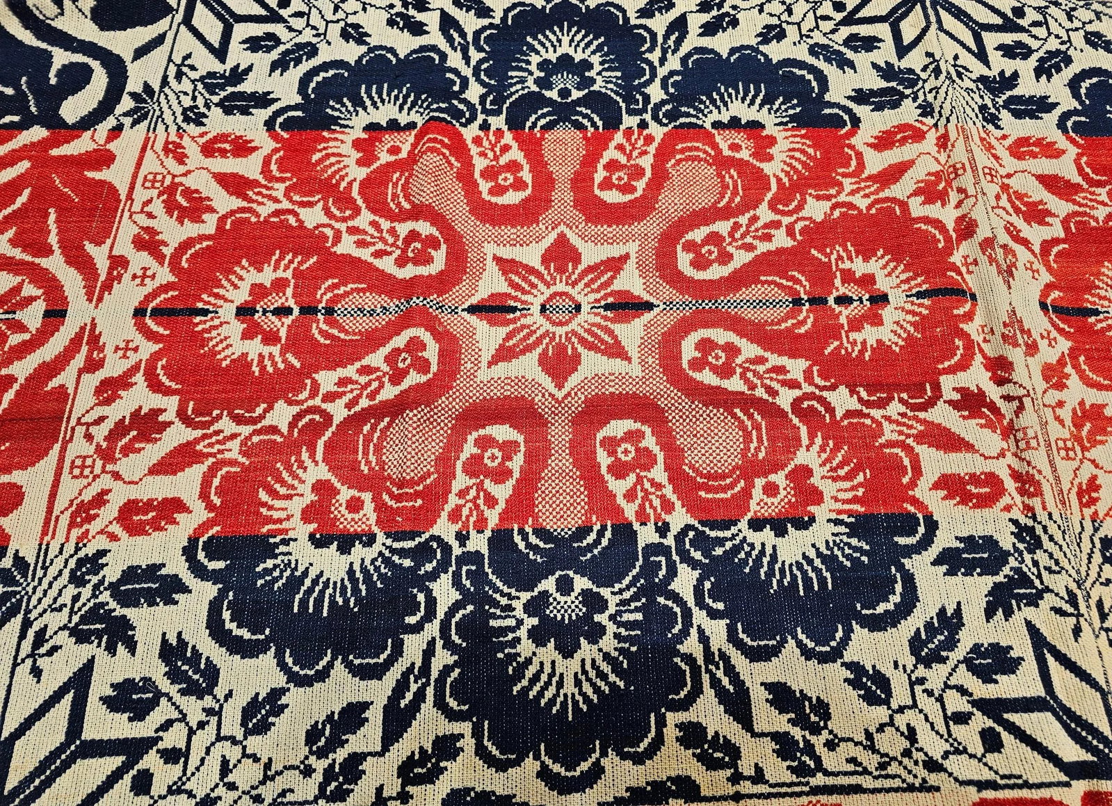 Mid 19th Century American Coverlet - 10