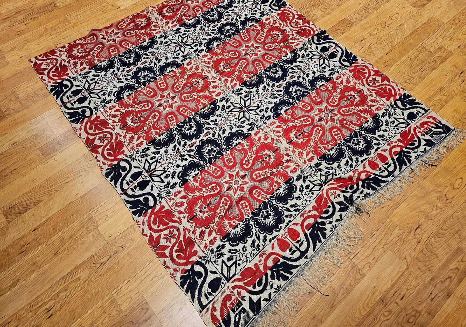 Mid 19th Century American Coverlet - 3