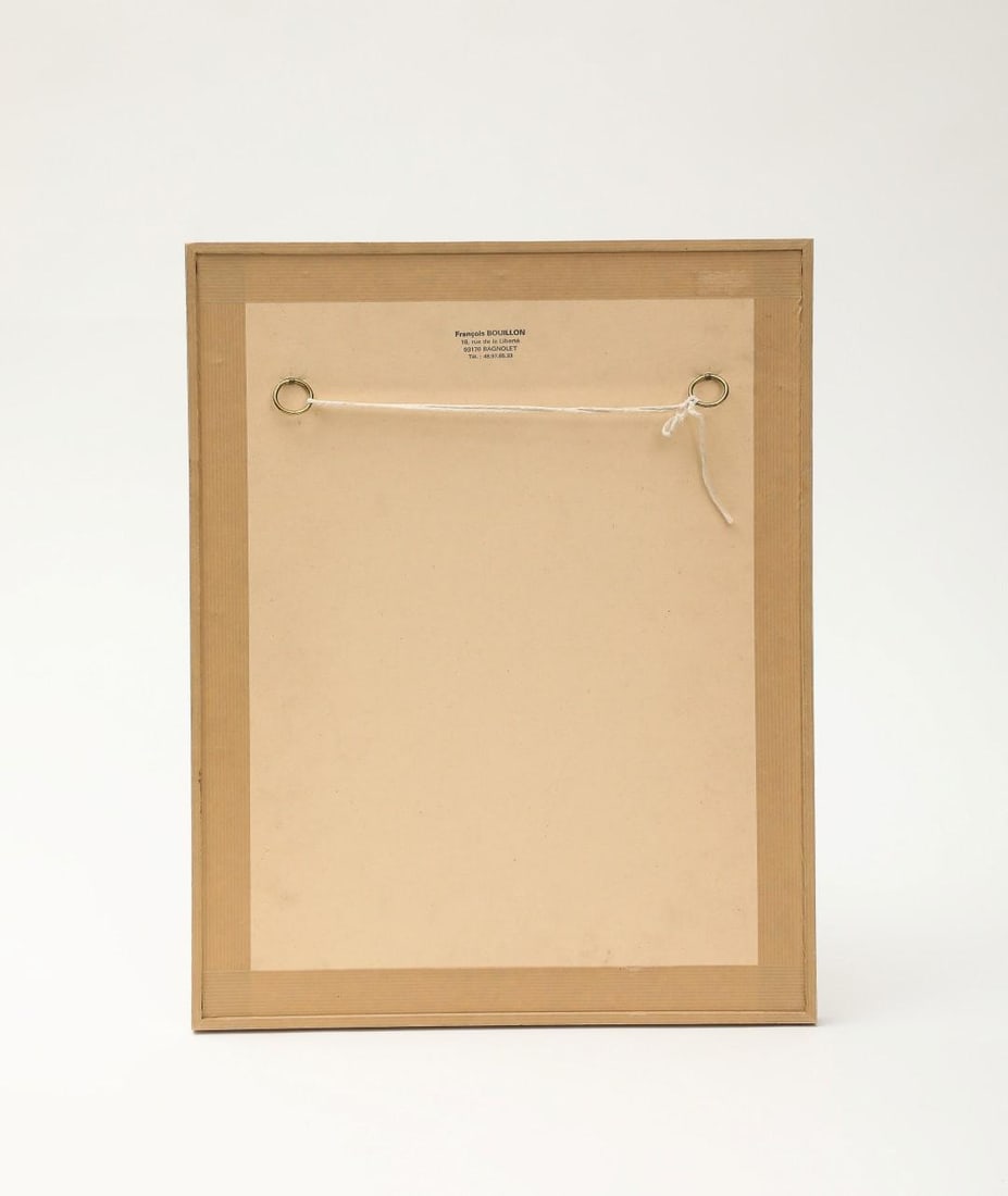 FranÃ§ois Bouillon, Untitled, 1991 Framed Artwork - 3