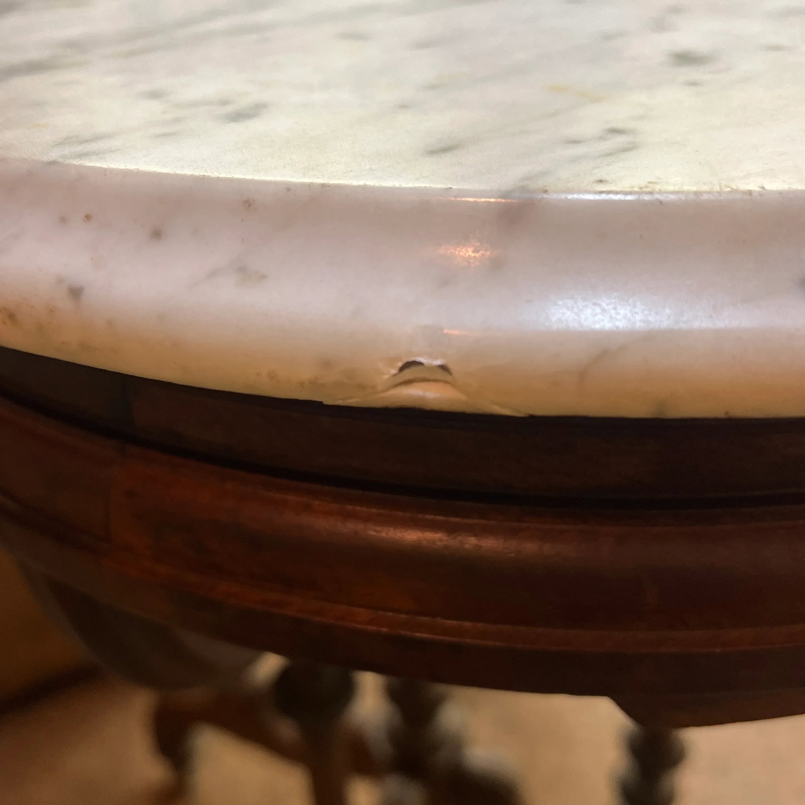 East Lake Marble Top Parlor Table - 11