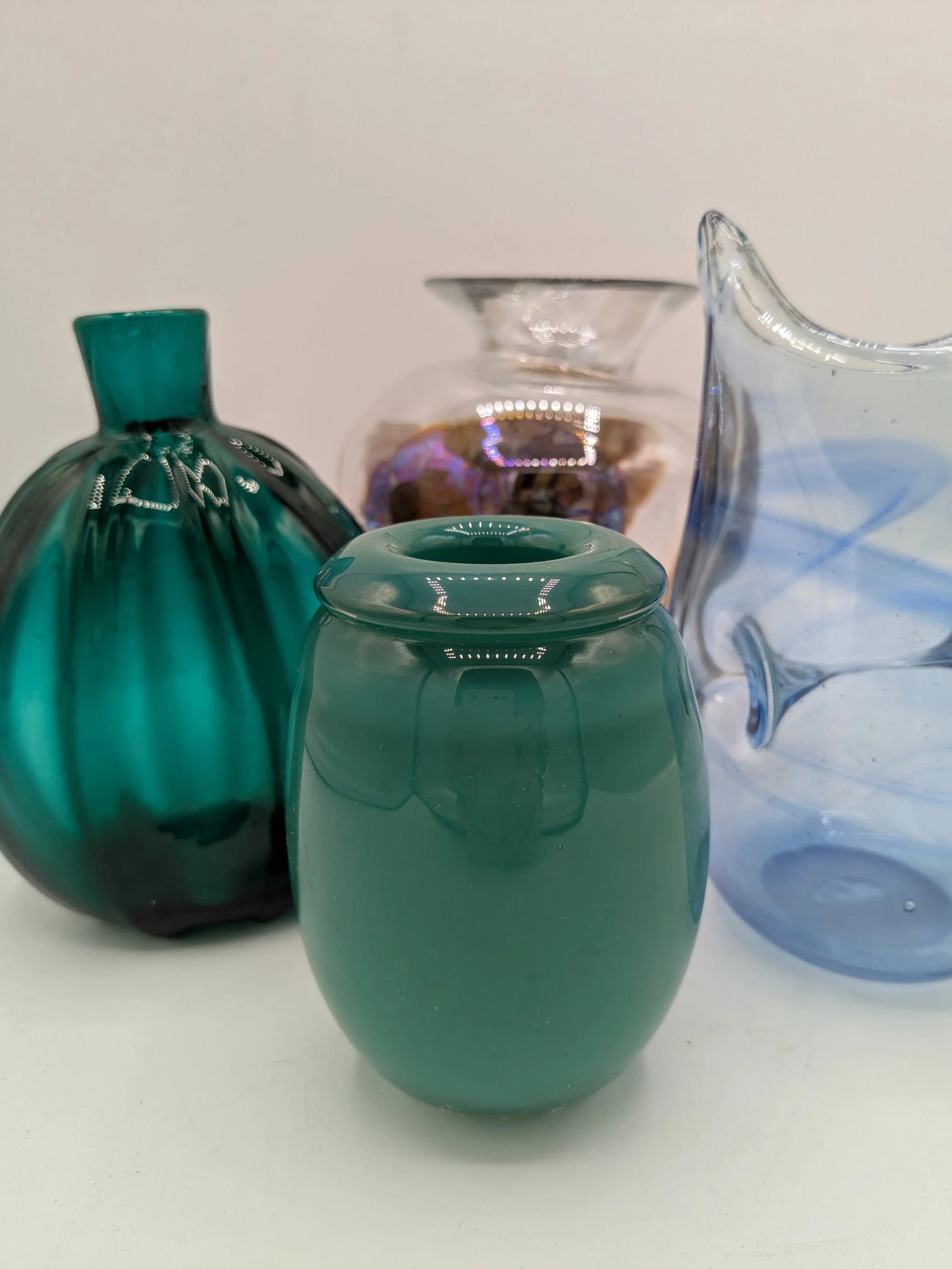 Mid 20th Century Group of 4 Studio Art Glass Pieces - 11