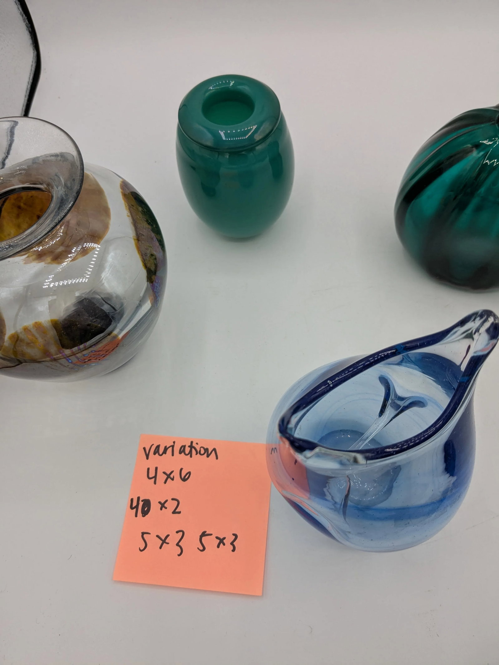 Mid 20th Century Group of 4 Studio Art Glass Pieces - 12