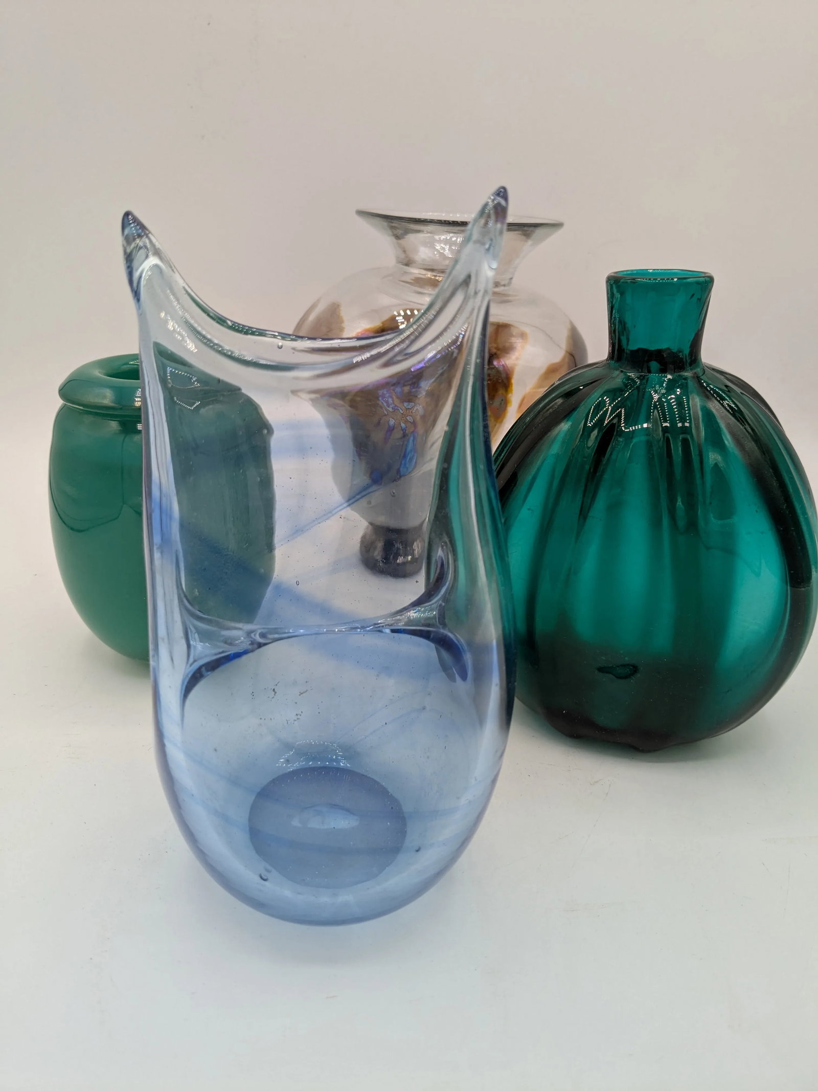 Mid 20th Century Group of 4 Studio Art Glass Pieces - 3