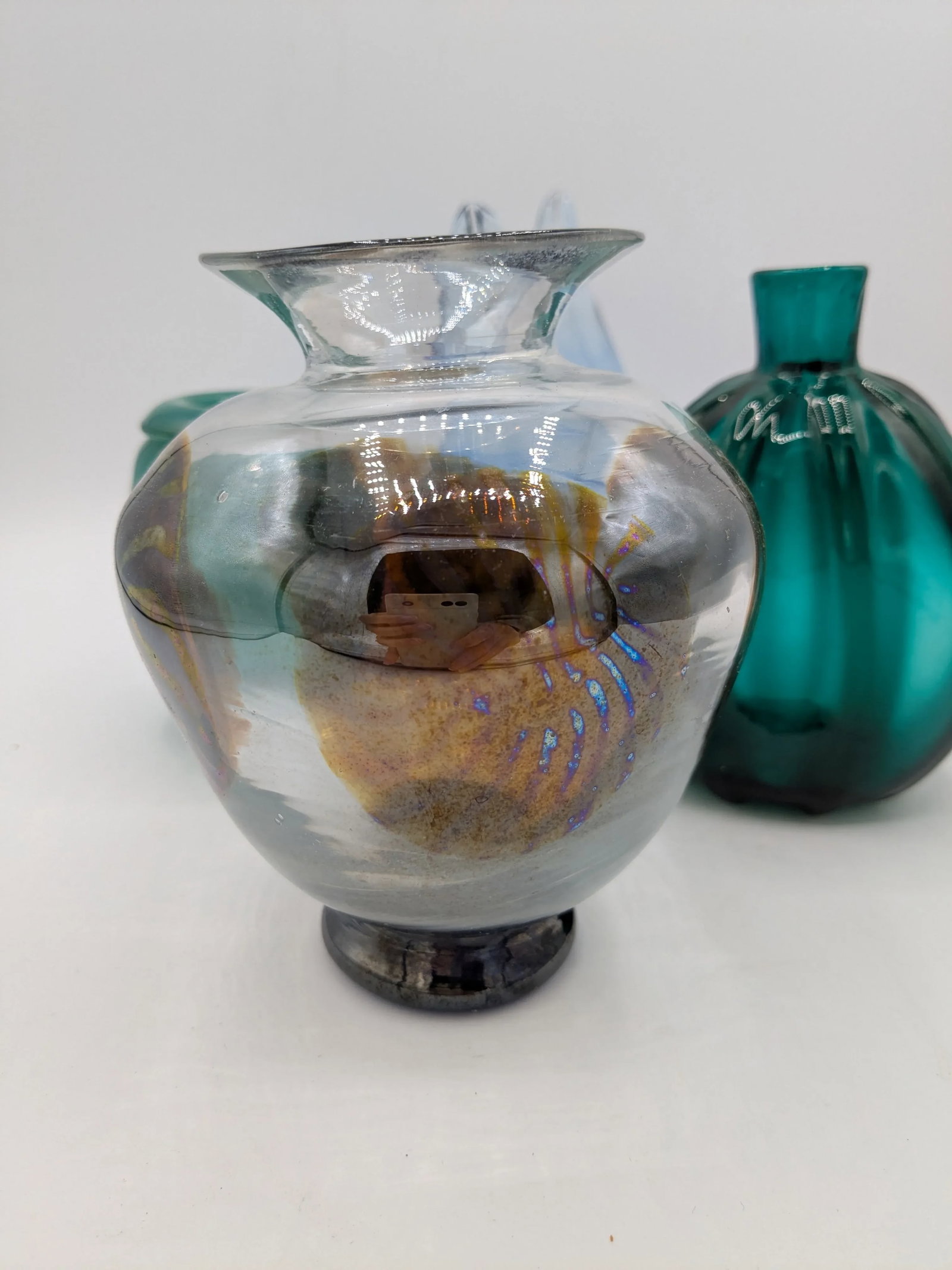 Mid 20th Century Group of 4 Studio Art Glass Pieces - 6
