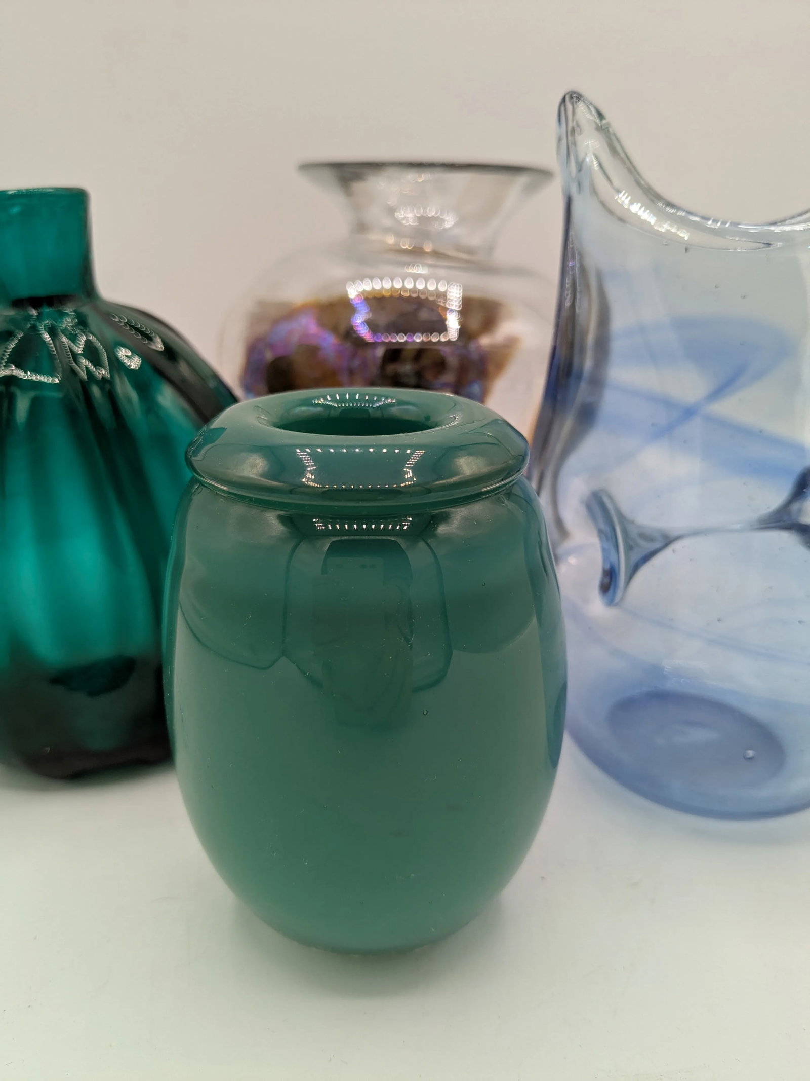 Mid 20th Century Group of 4 Studio Art Glass Pieces - 7