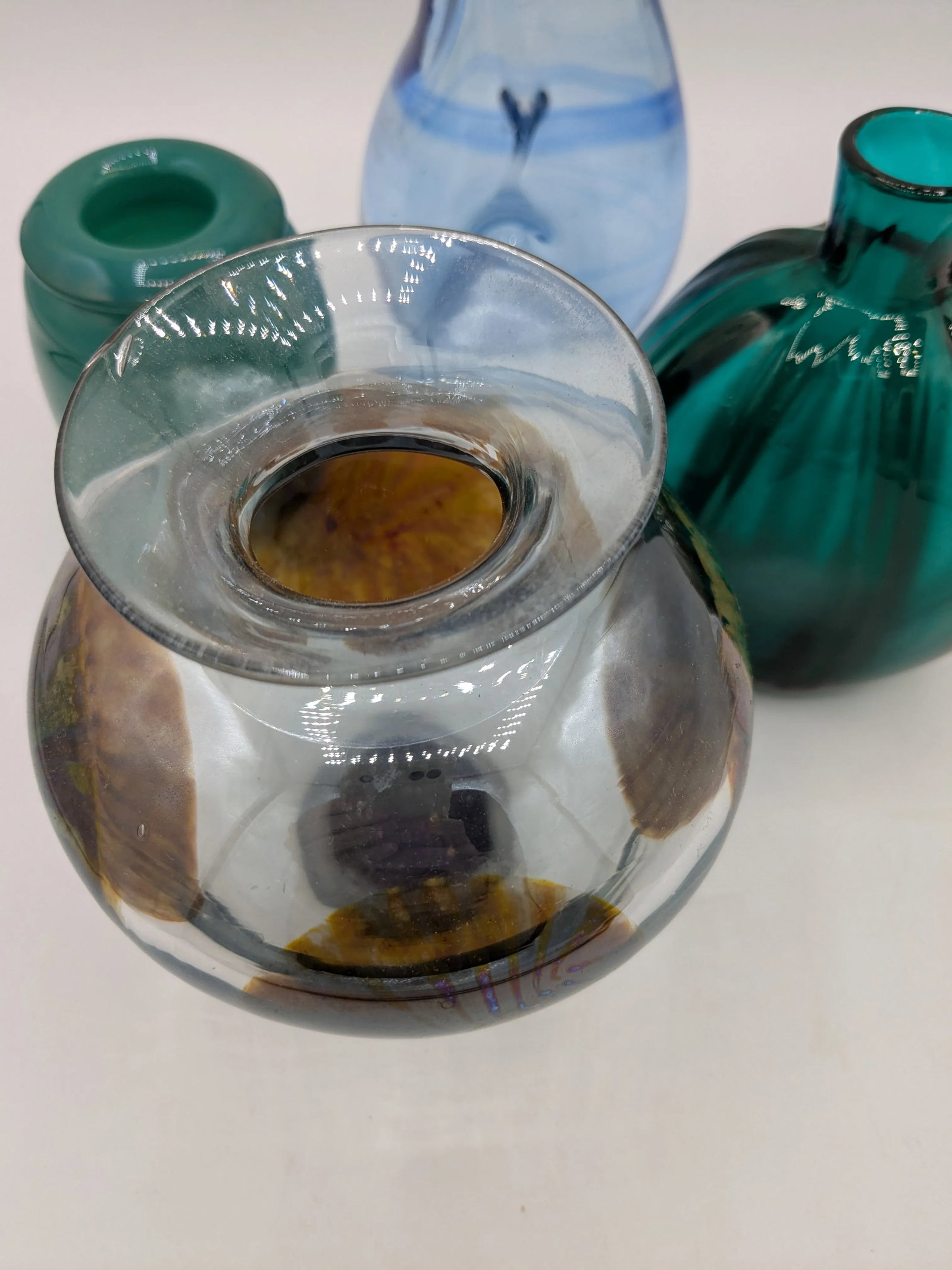 Mid 20th Century Group of 4 Studio Art Glass Pieces - 8