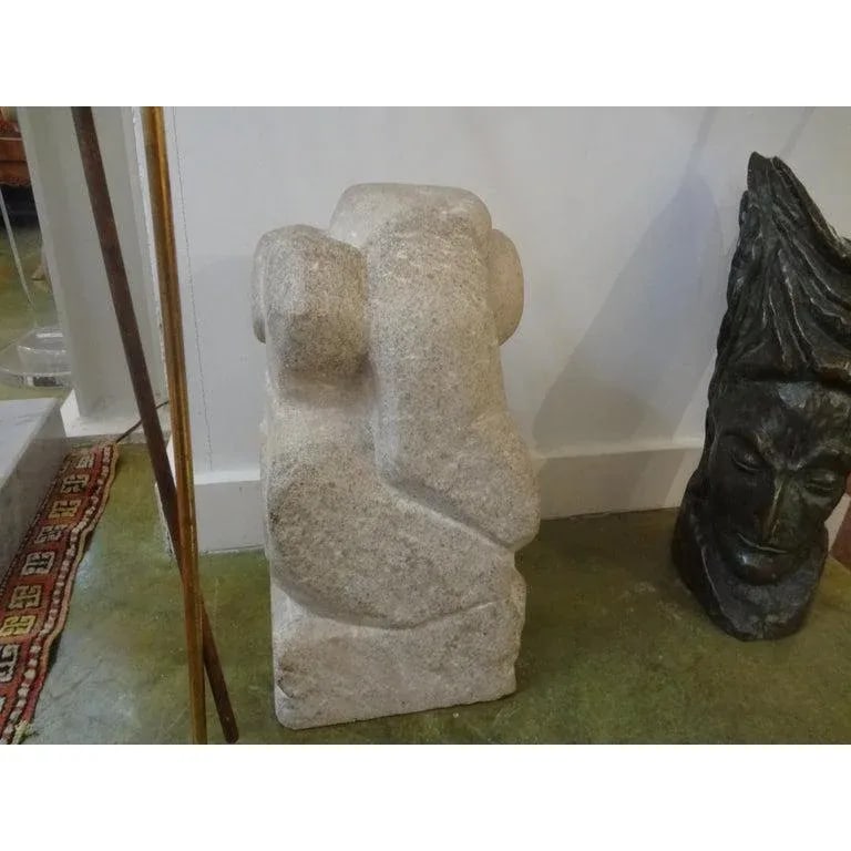 Mid-Century Modern Abstract Granite Sculpture - 5