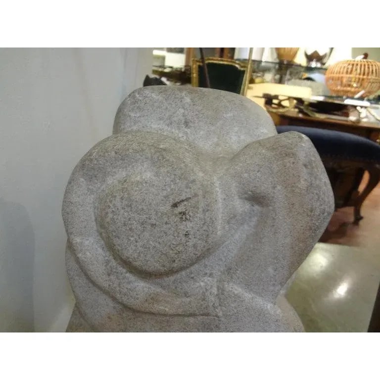 Mid-Century Modern Abstract Granite Sculpture - 6