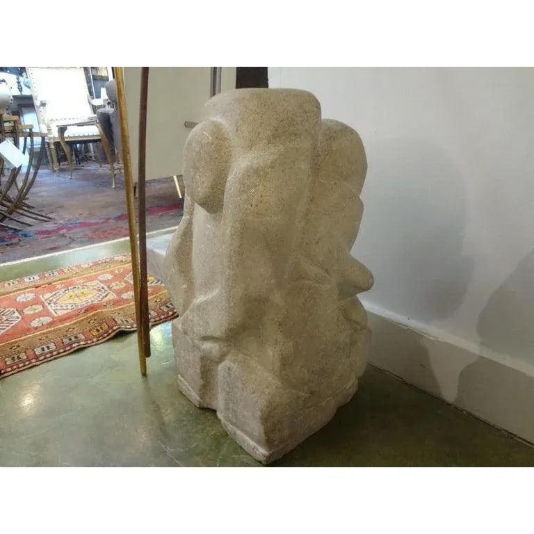 Mid-Century Modern Abstract Granite Sculpture - 7