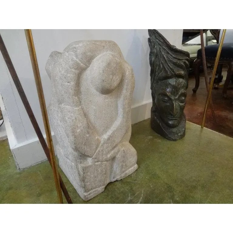 Mid-Century Modern Abstract Granite Sculpture - 8