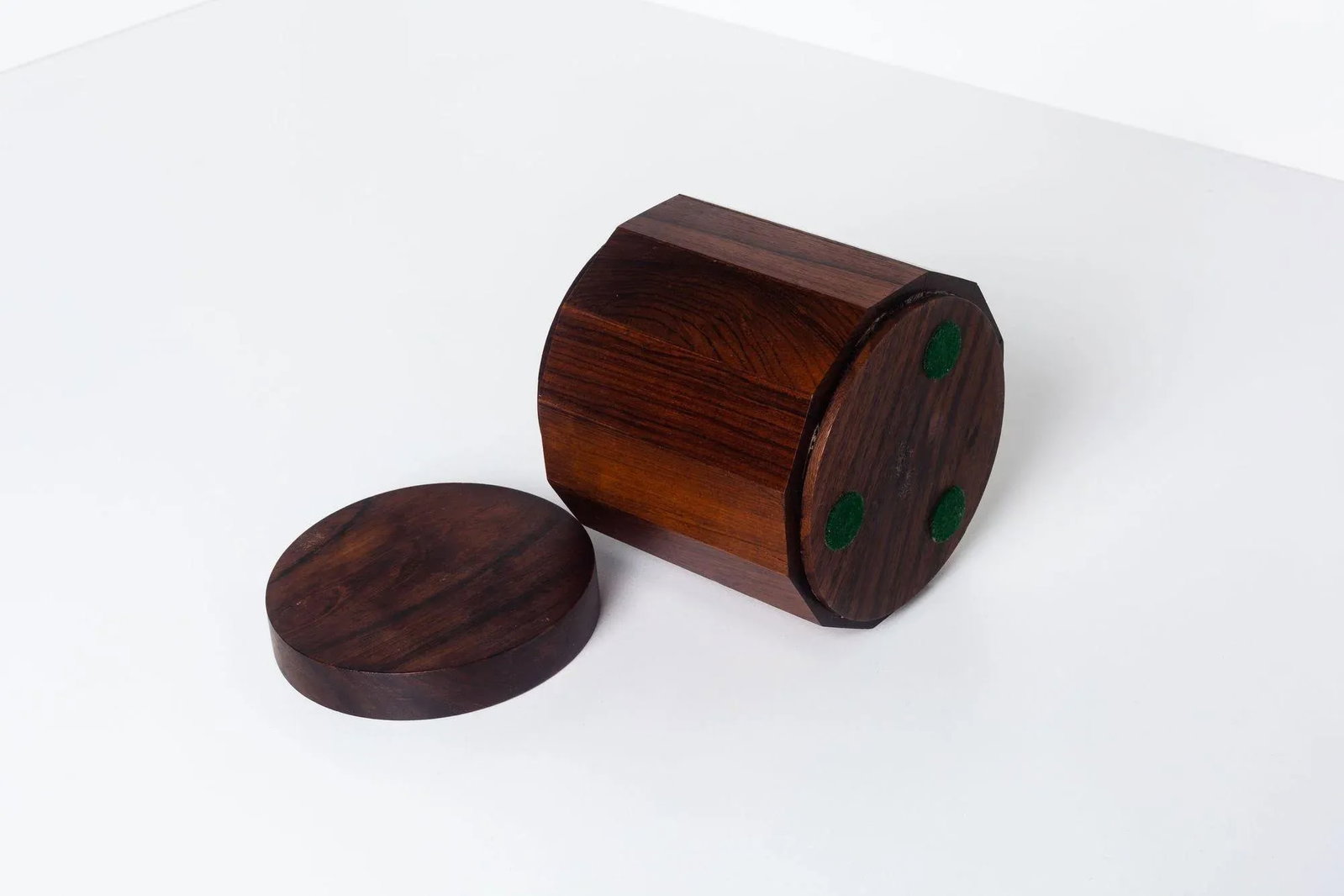 1960s Studio Craft Solid Rosewood Lidded Box, in the Style of Arthur Espenet Carpenter - 6