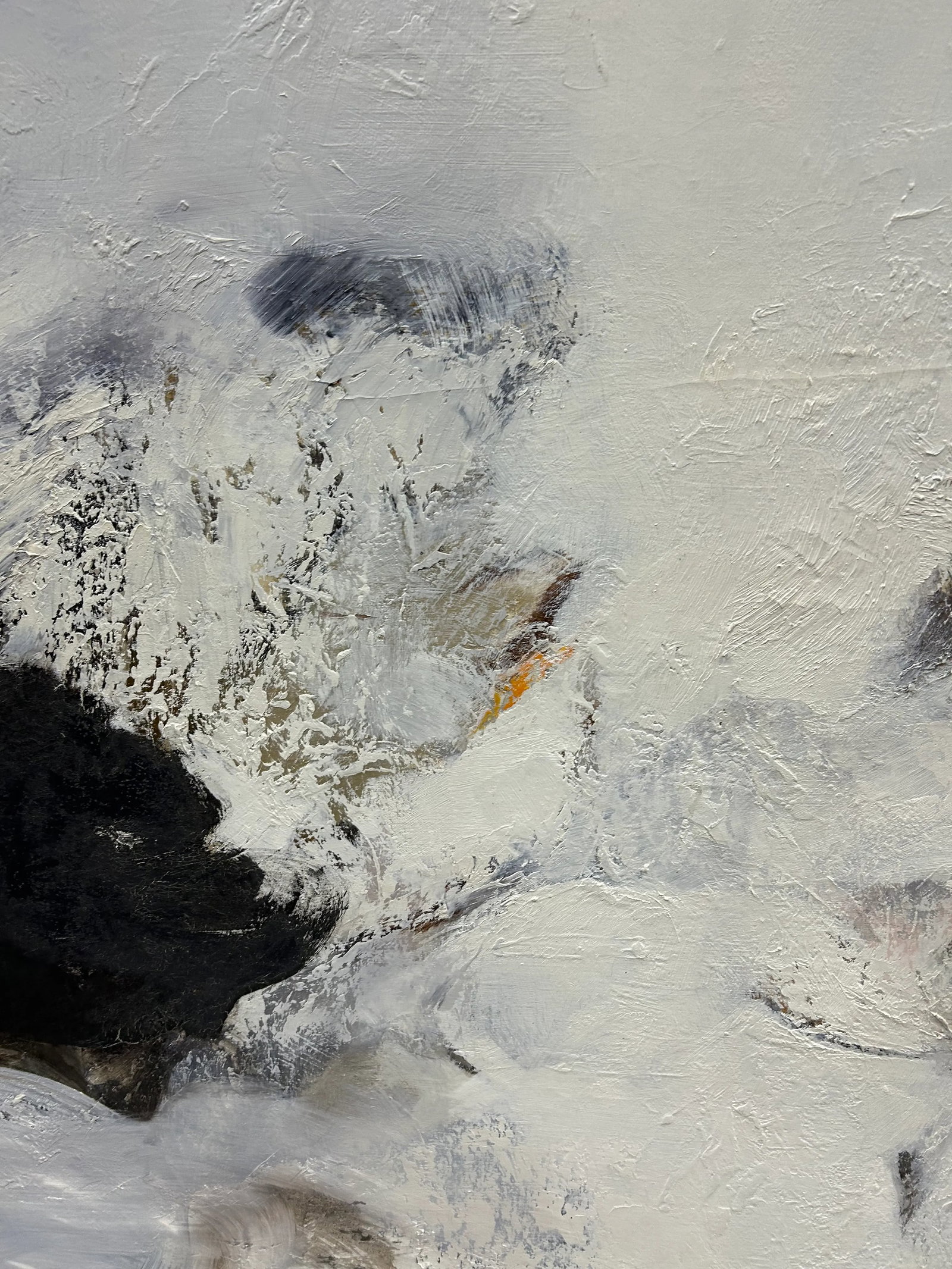 Monumental Abstract Painting With Heavy Impasto by Thomas George - 2