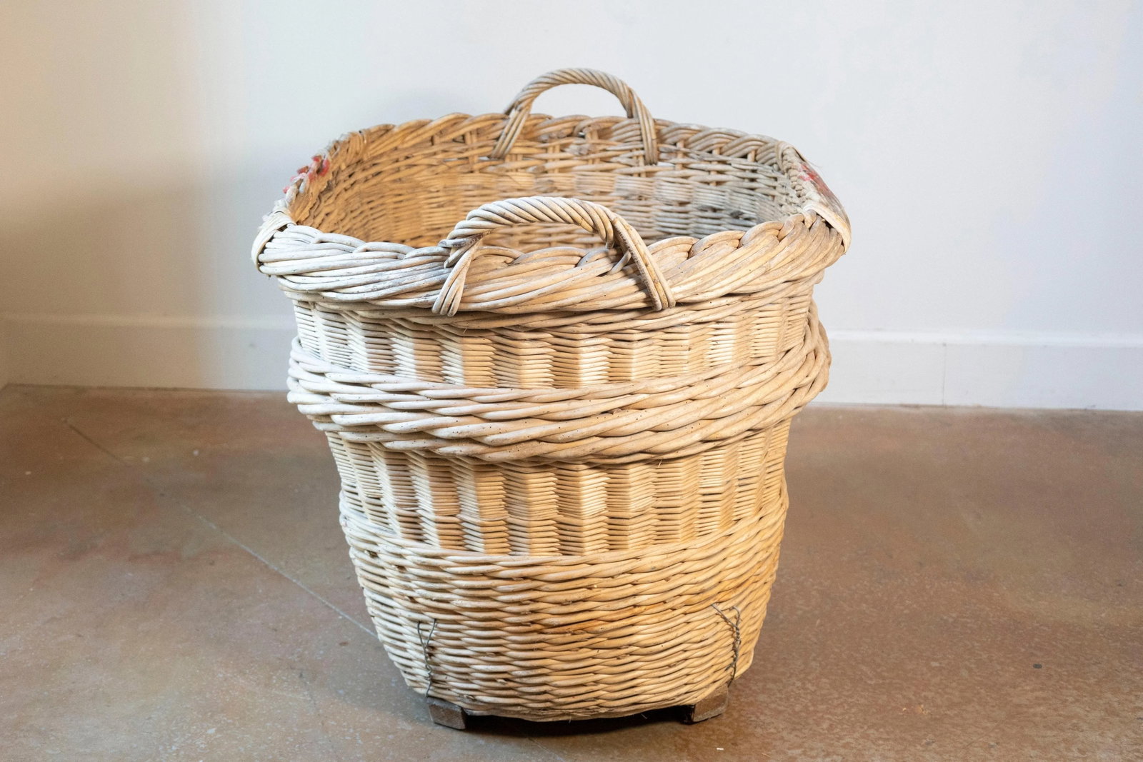 French Champagne Harvesting Basket, c. 1940s - 4