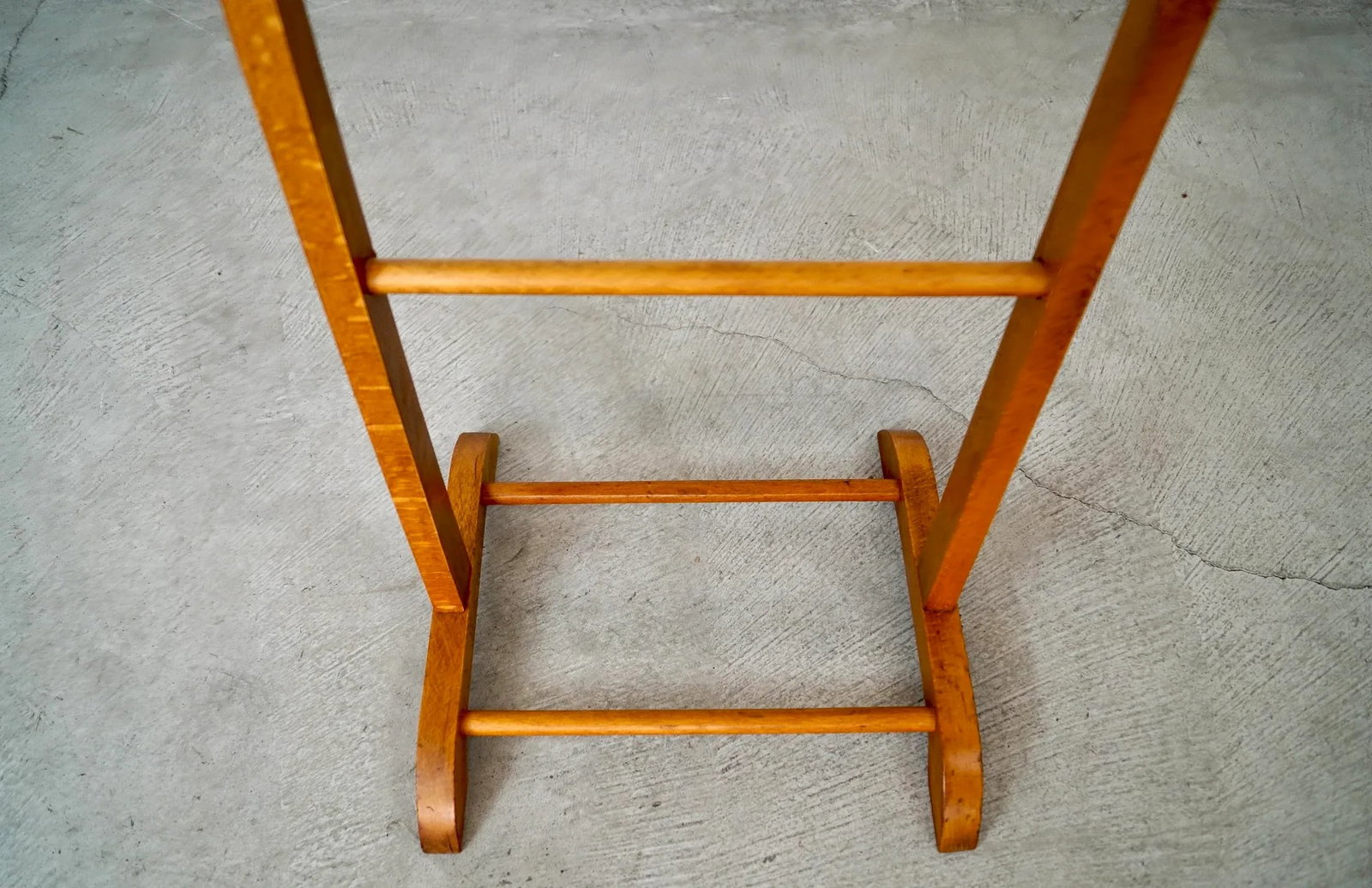 1950's Mid-Century Modern Solid Wood Valet / Butler - 12