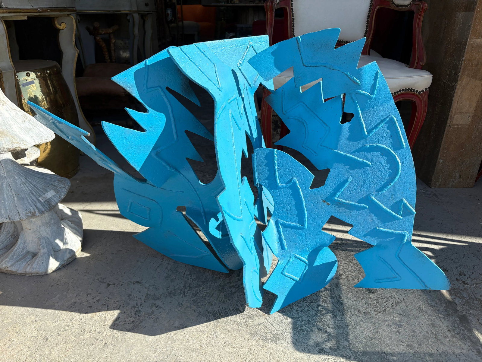 Mid 20th Century Abstract Steel Sculpture - 10