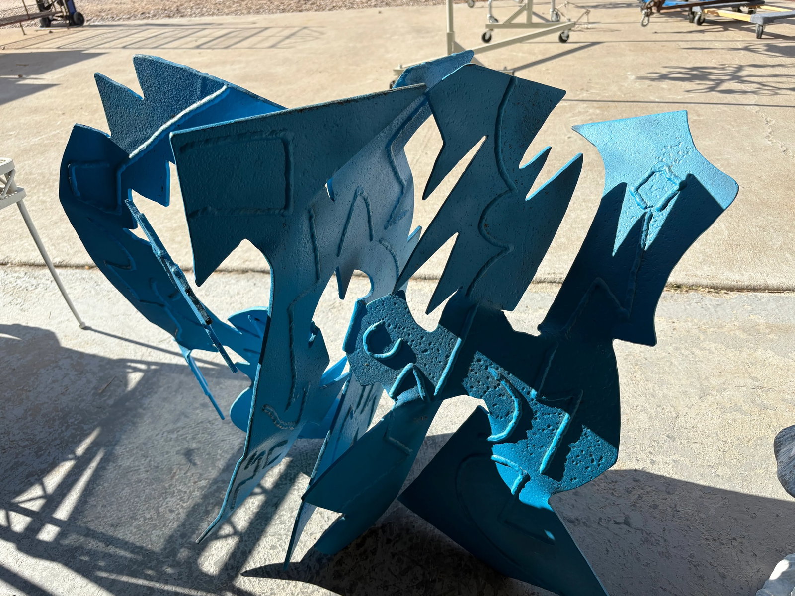 Mid 20th Century Abstract Steel Sculpture - 8