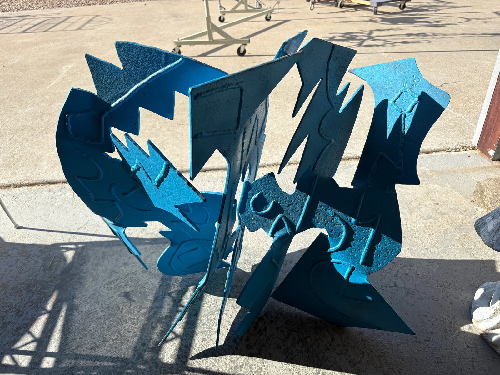 Mid 20th Century Abstract Steel Sculpture - 9