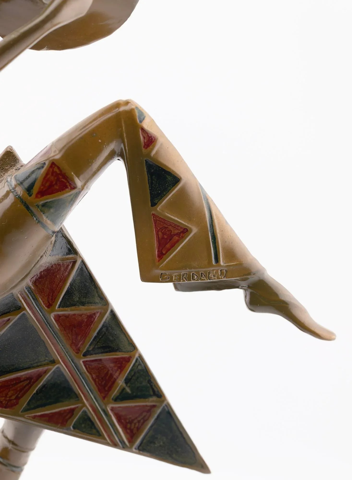 Art Deco Patinated Bronze Sculpture by Gerda Gerdago, Austria 1920s - 2