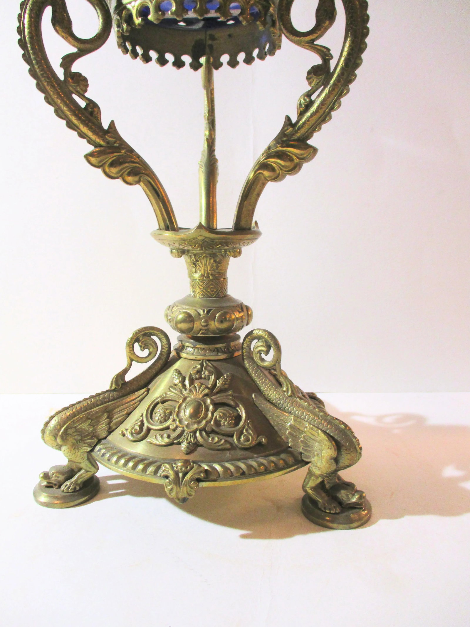 French Bronze Footed Compote Stand Early 20th Century - 3