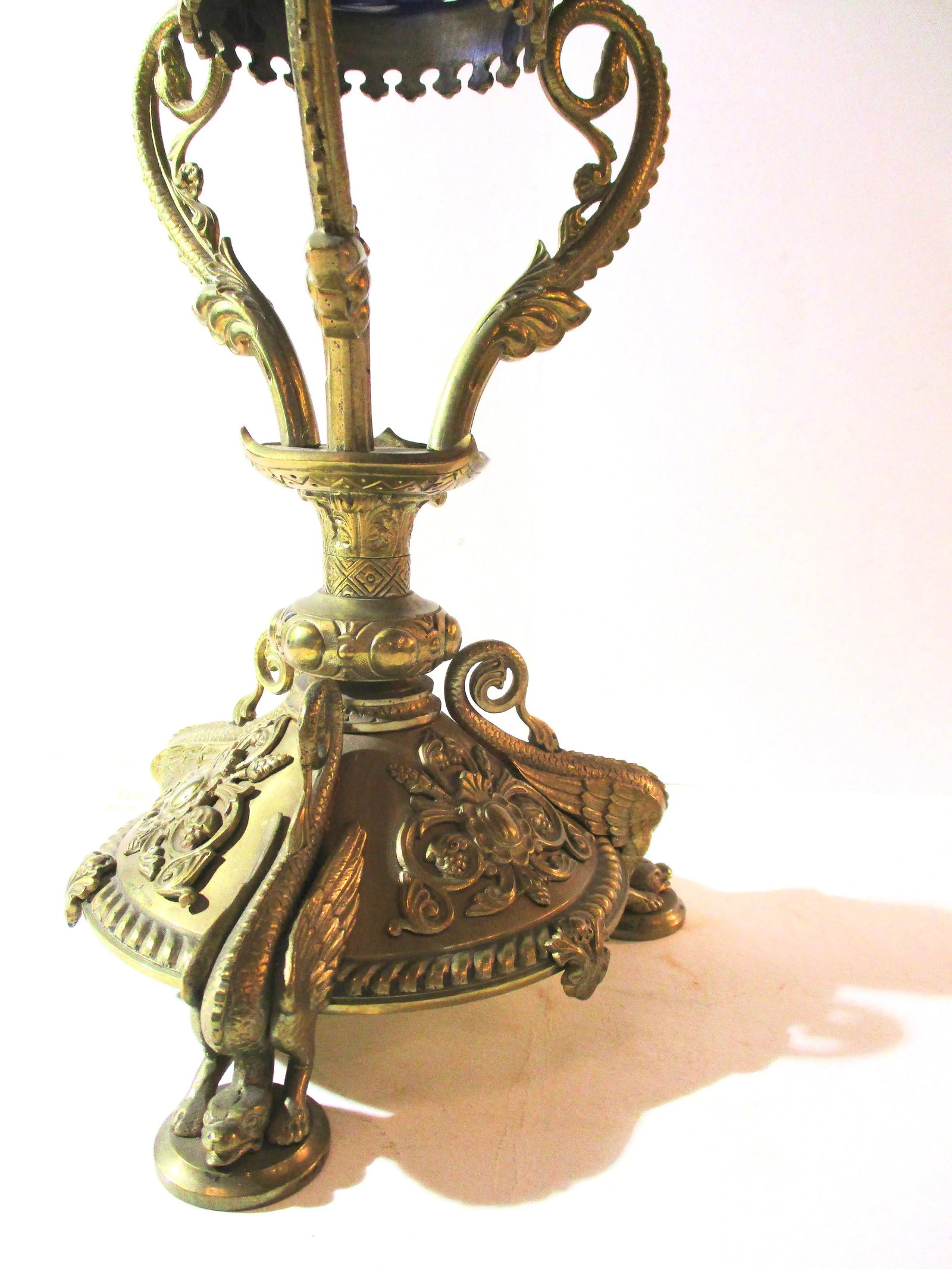 French Bronze Footed Compote Stand Early 20th Century - 7