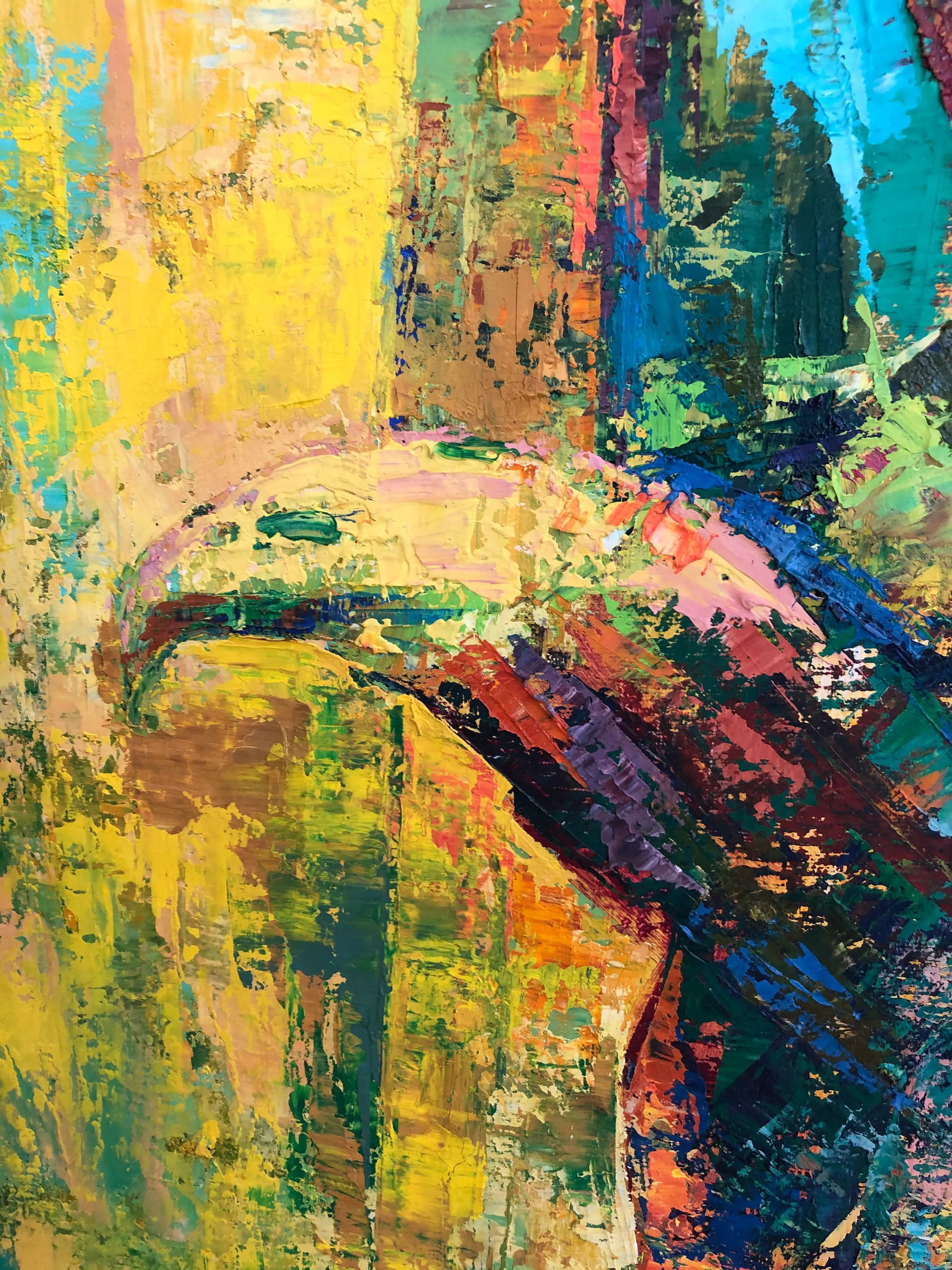 Original Contemporary Oil Painting of Eagle - 4