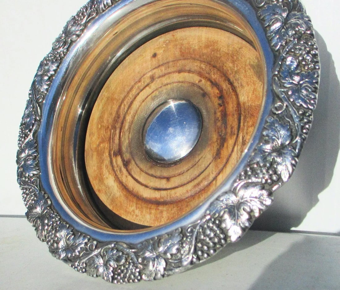 19th Century Old Sheffield Plate Wine Coaster. - 4