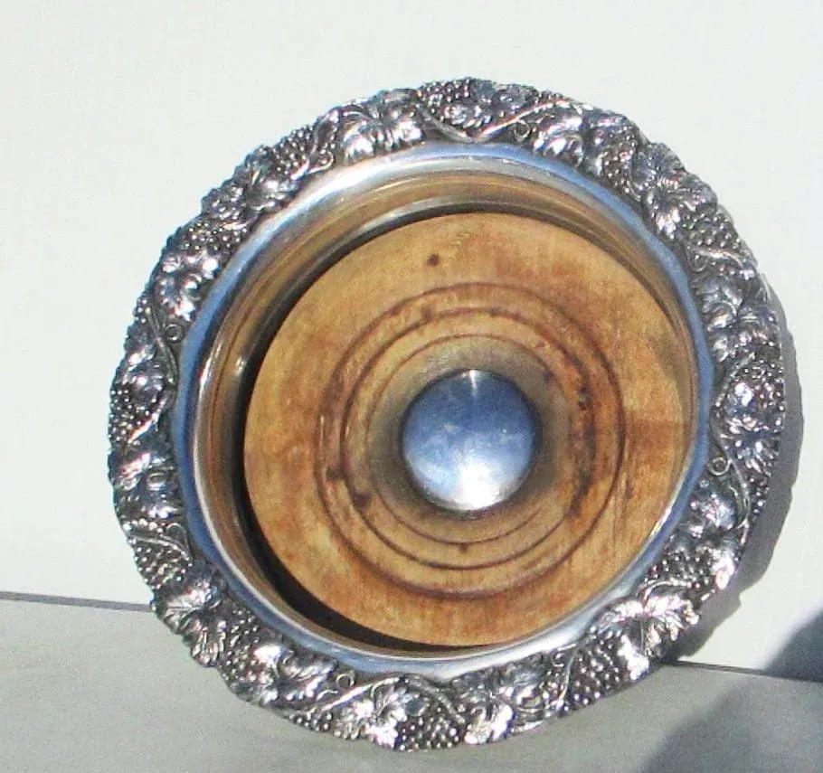 19th Century Old Sheffield Plate Wine Coaster. - 5