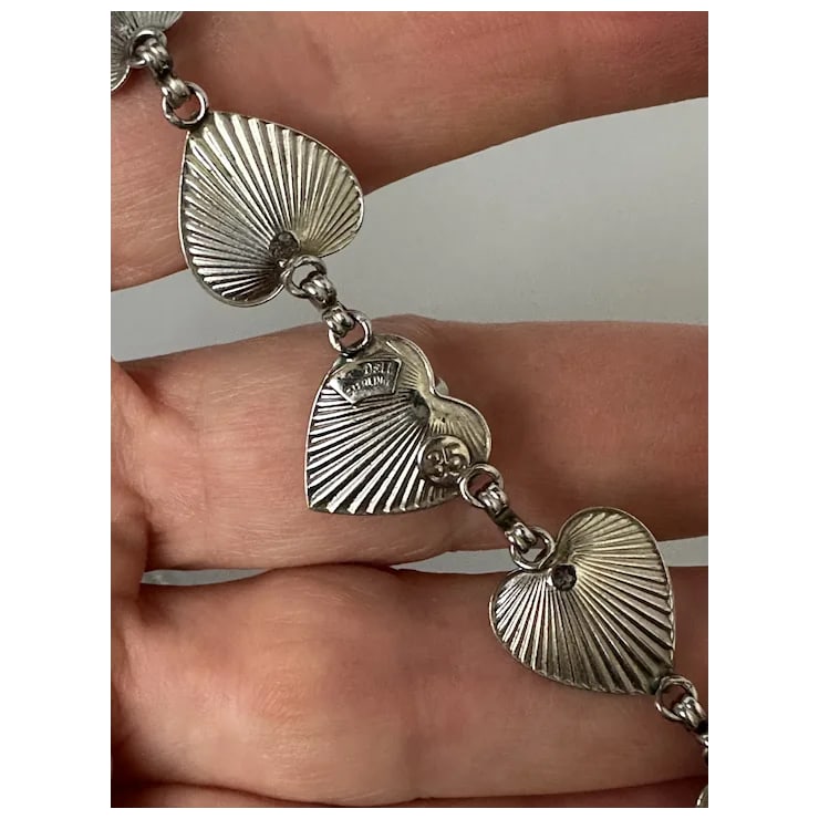 1970sVan Dell Sterling Earrings and Necklace, 3 Pieces - 11