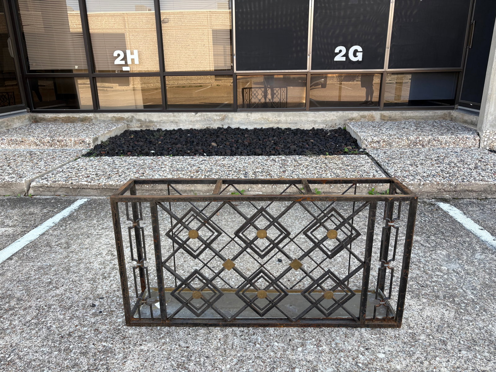 1930s French Art Deco Wrought Iron Umbrella Stand - 9