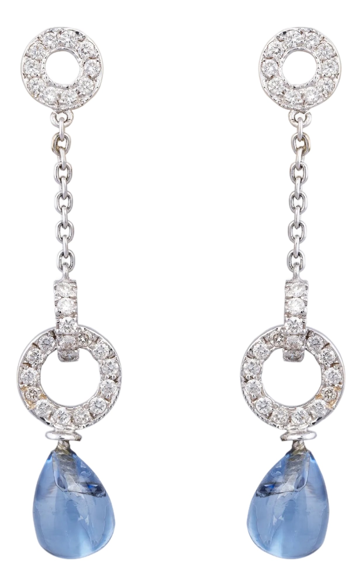 Diamond Semi Precious in 18k gold: Diamond wt 0.52cts semi precious wt 3.00cts gold net wt 3.126gm(18k) Condition: Imperfections: No Imperfections Condition Notes: New Origin: India Materials & Techniques: 18K White G
