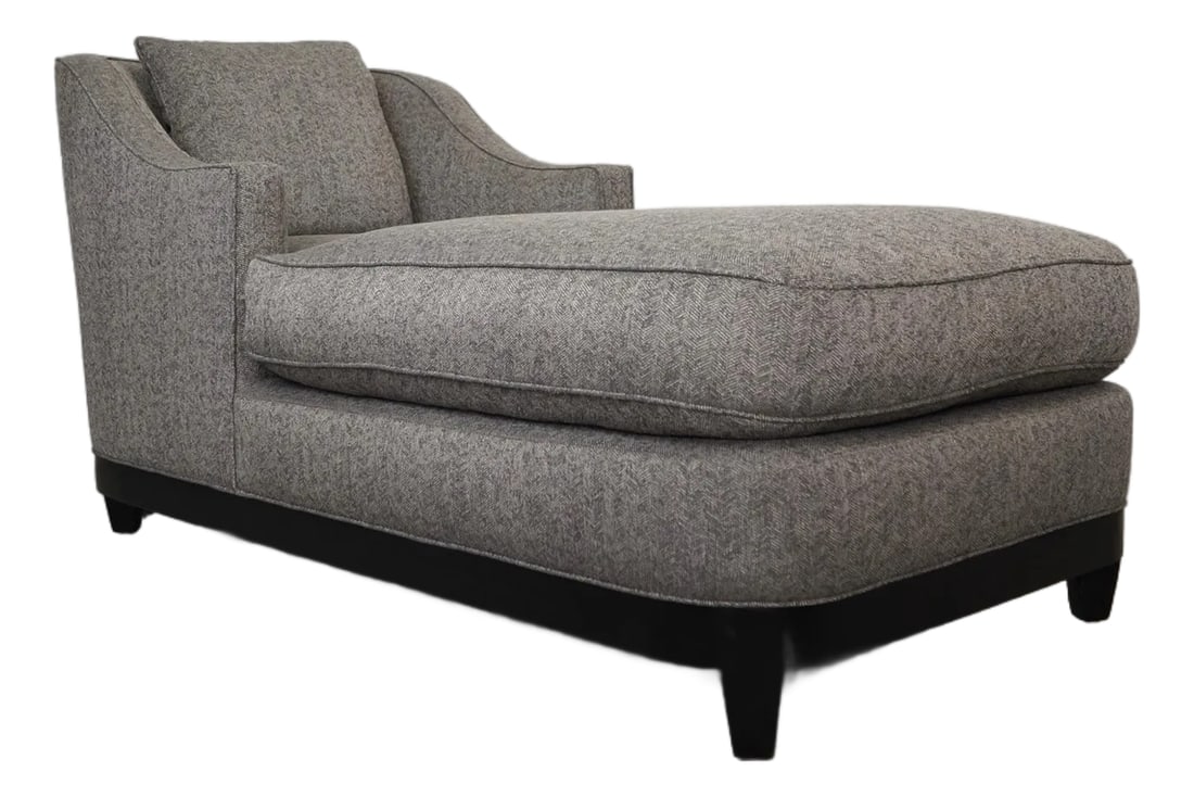 A. Rudin Down Filled Daybed Chaise Lounge Chair (1 of 12)
