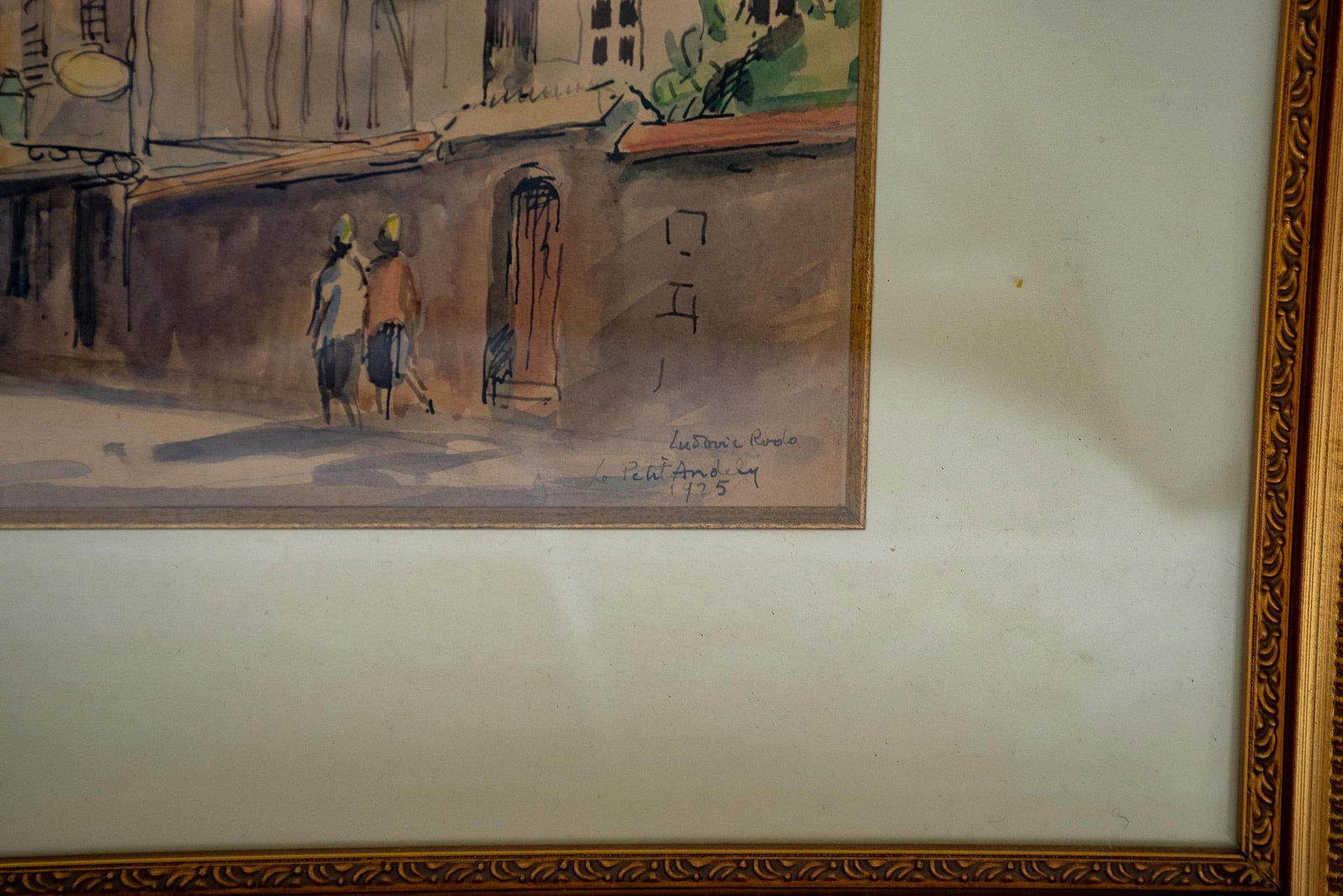 Early 20th Century Ludovic-Rodo Pissarro - Le Petit Andelys, Watercolor - 4