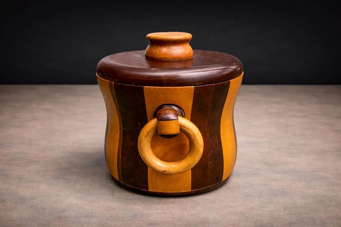 1960s Ice Bucket in Imbuia and Brazilian Hardwood, Unknown - Lot 179 - 7