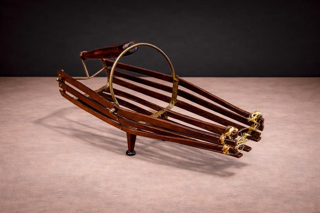 1960s Wine Holder in Rosewood & Metal, Unknown - 3