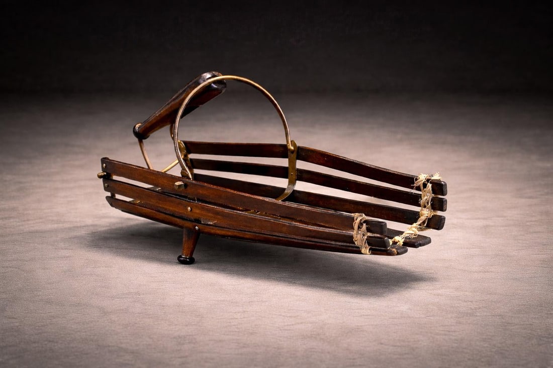 1960s Wine Holder in Rosewood & Metal, Unknown - 8