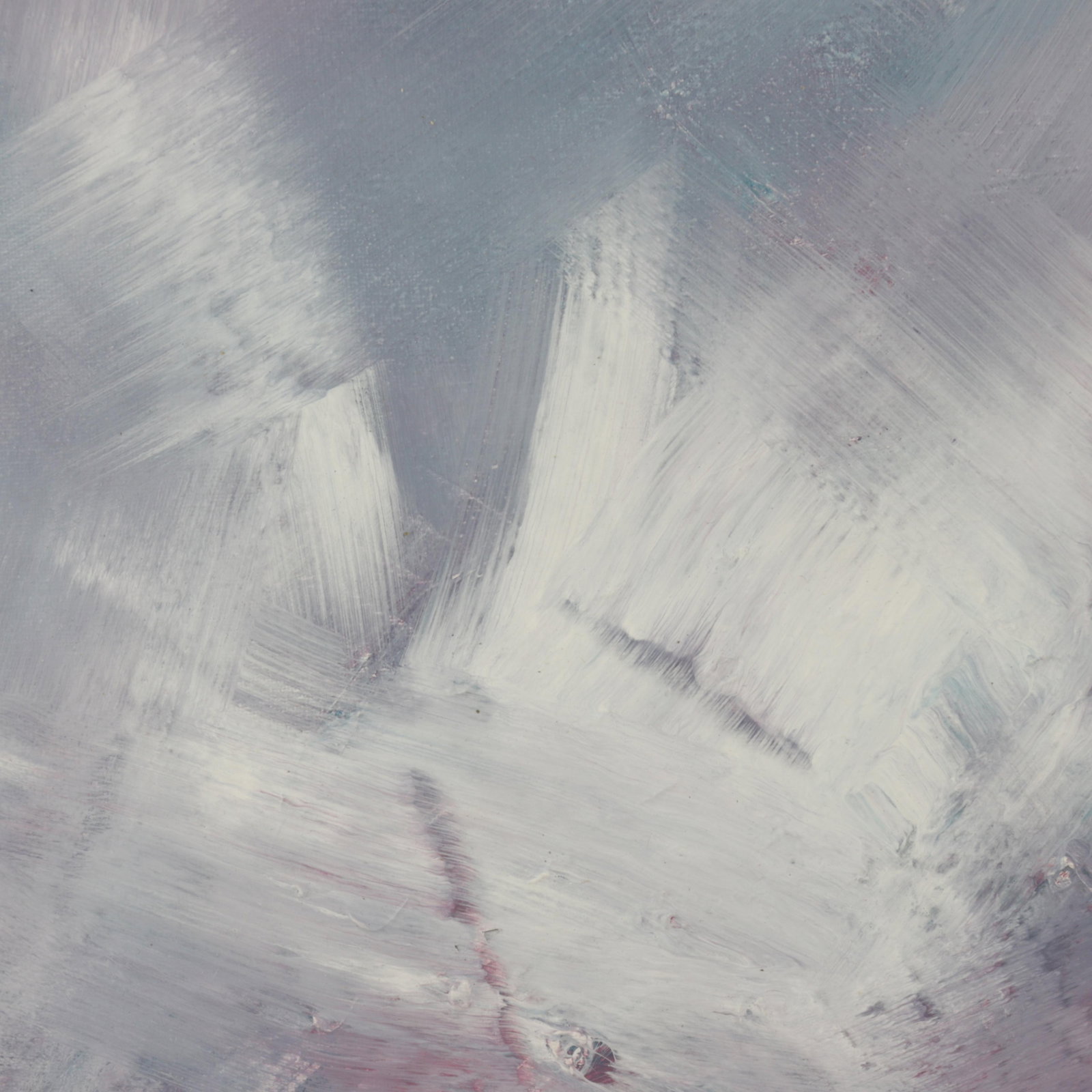 Amethyst Skies Contemporary Abstract Mixed-Media Painting - 5