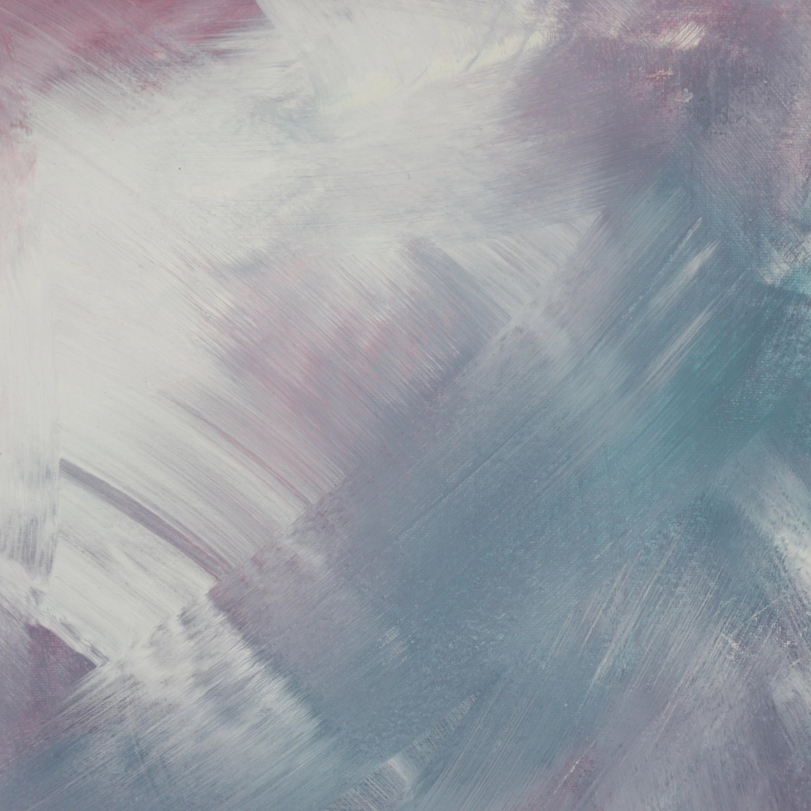 Amethyst Skies Contemporary Abstract Mixed-Media Painting - 6