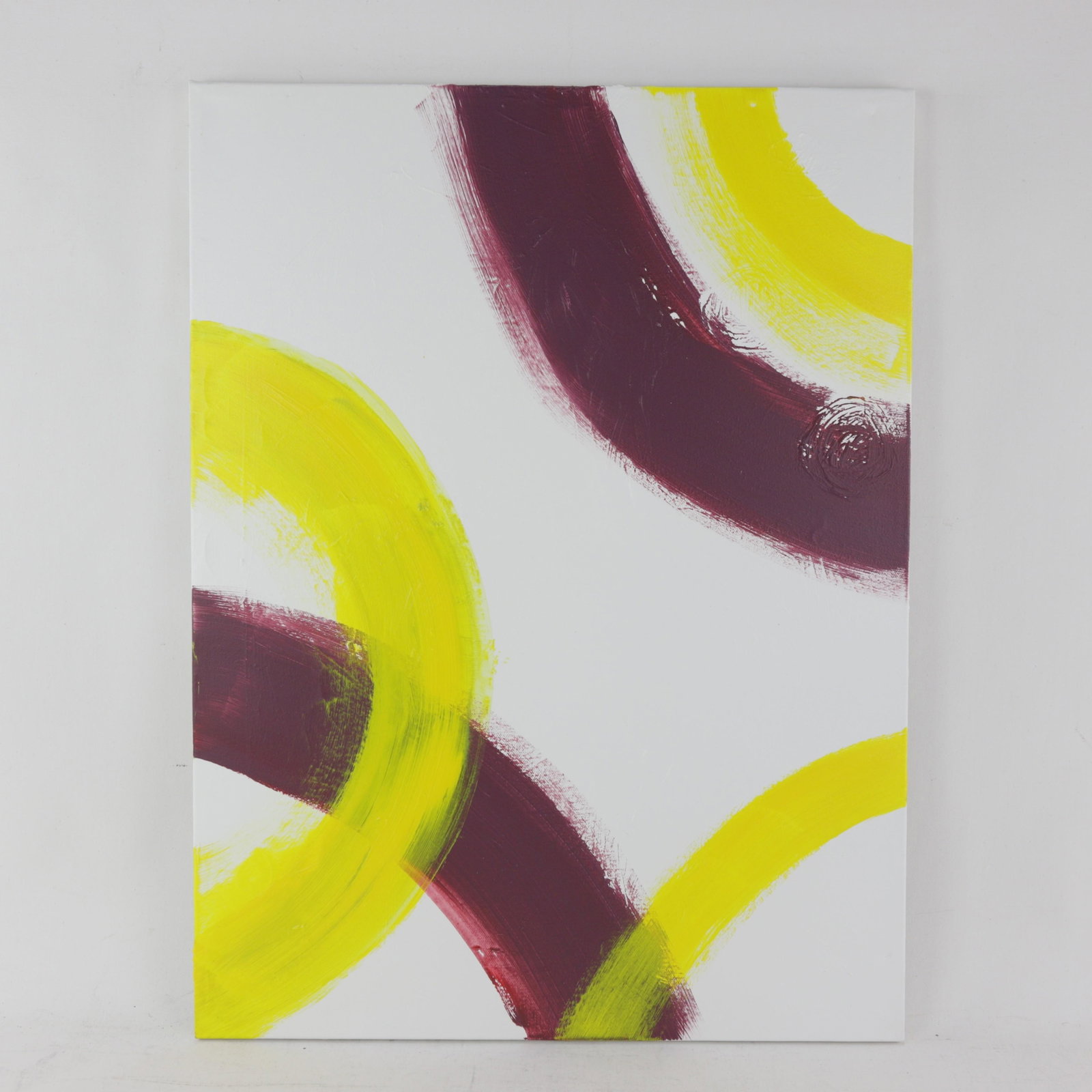 Solar Echo Contemporary Abstract Geometric Painting - 8