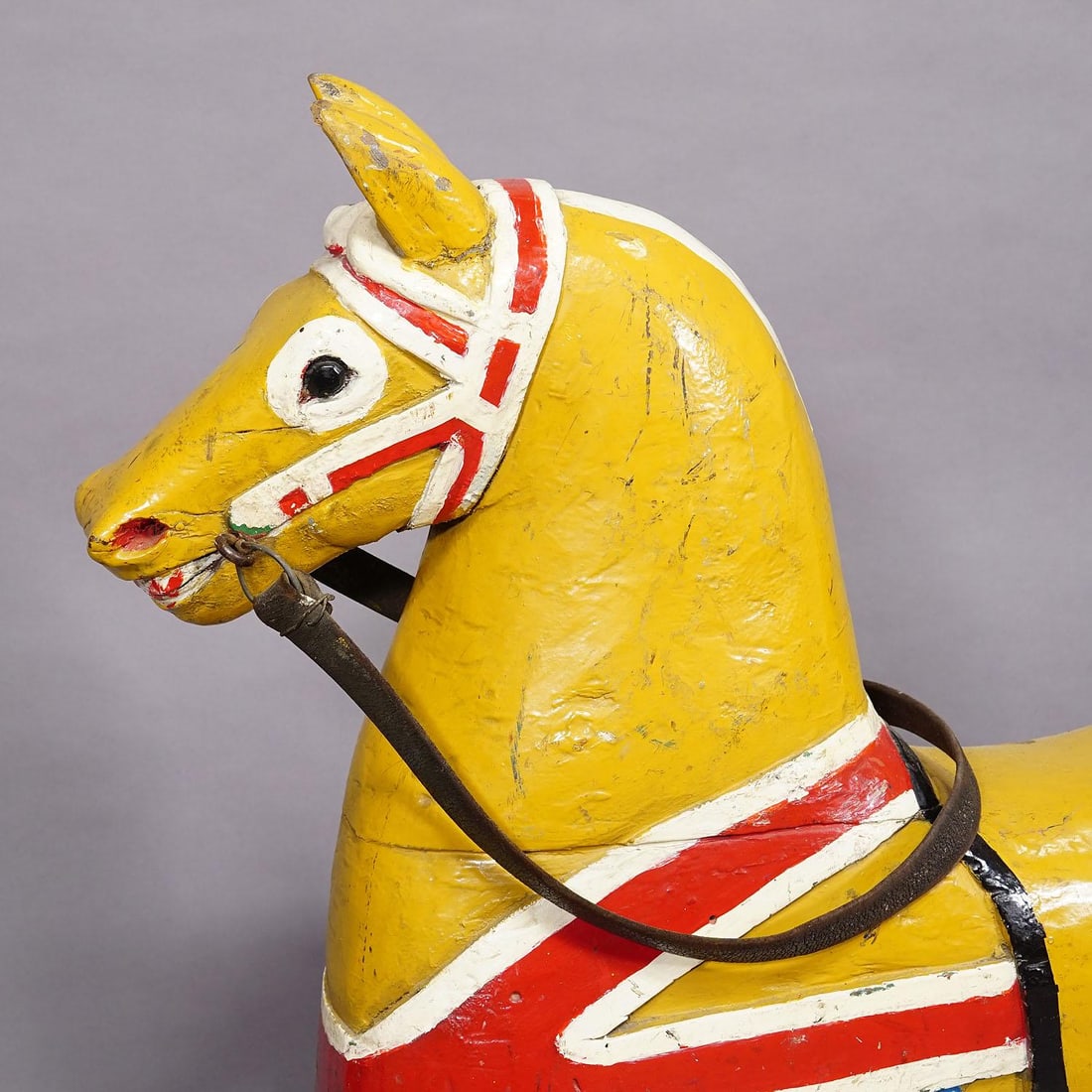 Rare Antique Children Carousel Horse, Germany Early 20th Century - 2