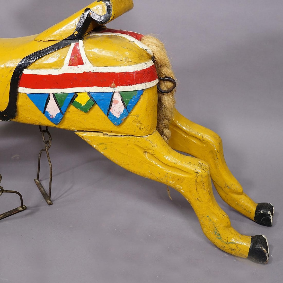 Rare Antique Children Carousel Horse, Germany Early 20th Century - 5