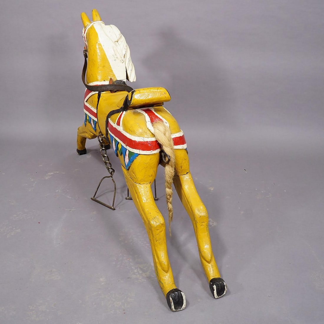 Rare Antique Children Carousel Horse, Germany Early 20th Century - 6
