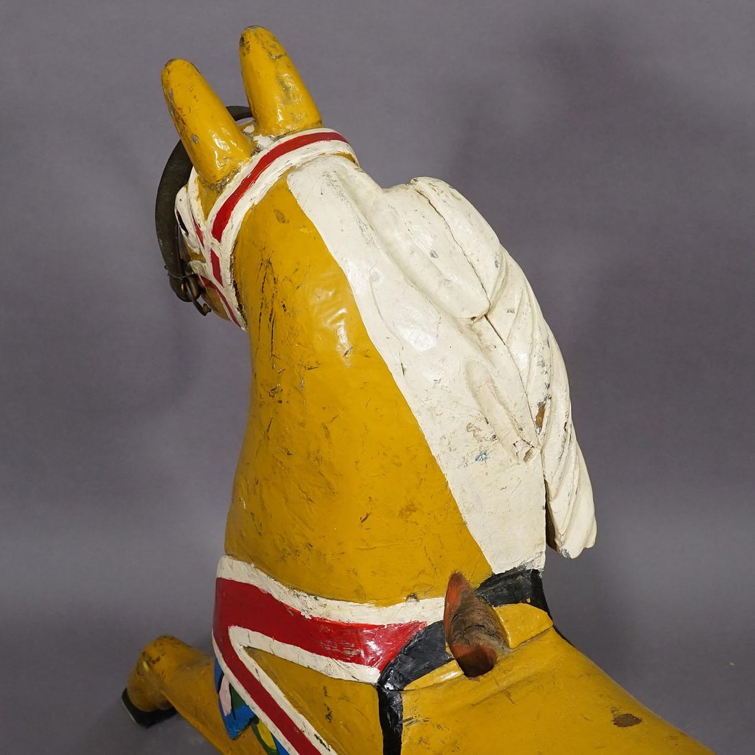 Rare Antique Children Carousel Horse, Germany Early 20th Century - 8