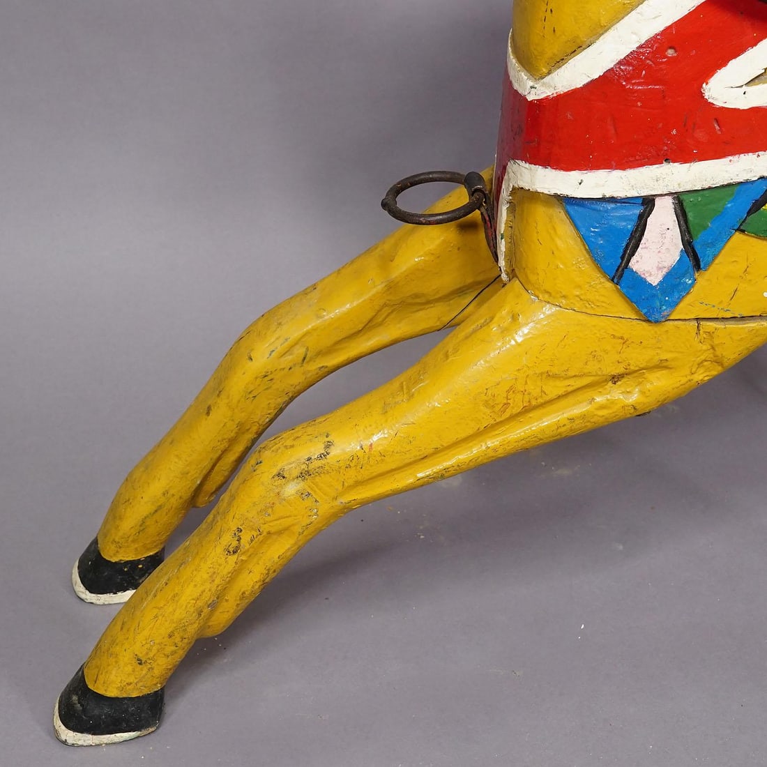 Rare Antique Children Carousel Horse, Germany Early 20th Century - 9
